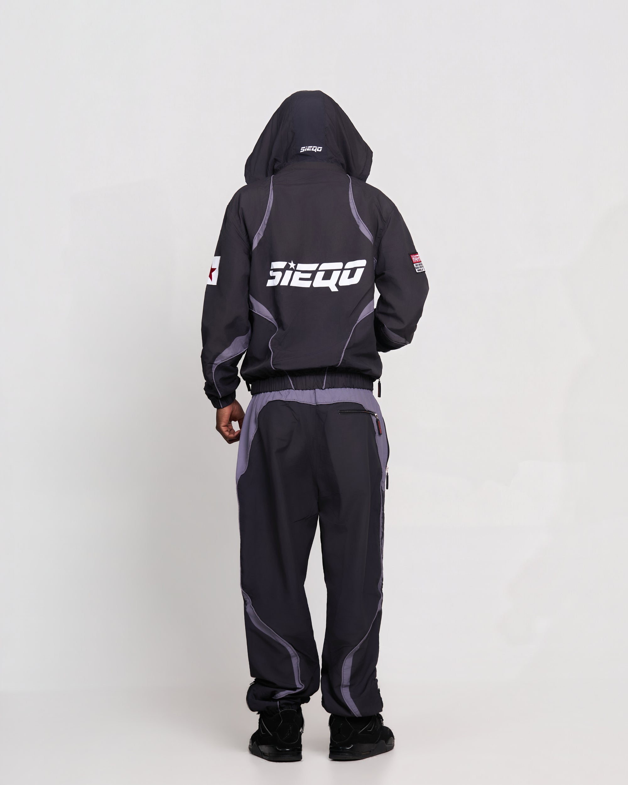 black track suit