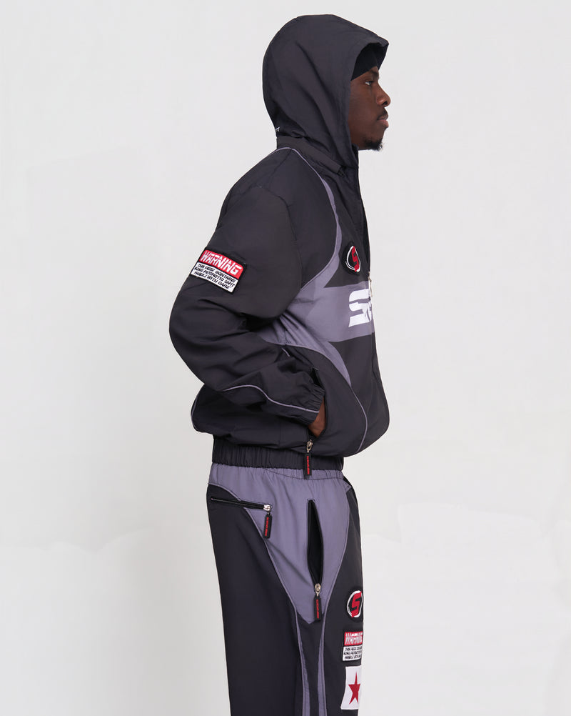 black track suit
