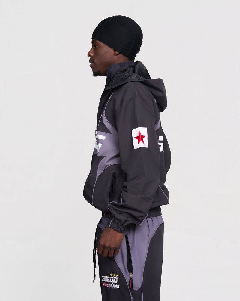 black track suit